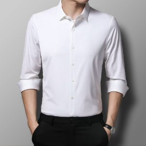 White micro shirt
